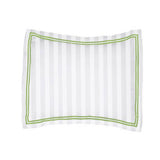 400TC Cotton Double Edge Embroidery Sateen Stripe Duvet Cover Set