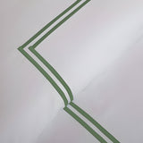 400TC Cotton Double Embroidery Sateen Solid Duvet Cover Set