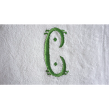 Scalloped Embroidered Bath Towels (Set of 2)