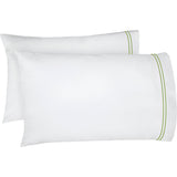 400TC Double Embroidery Cotton Sateen Pillowcases (Set Of 2)