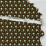 Printed Scalloped Christmas Tree Skirt
