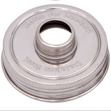 Satin / Brushed Finish Soap Pump Dispensers for Mason Jars