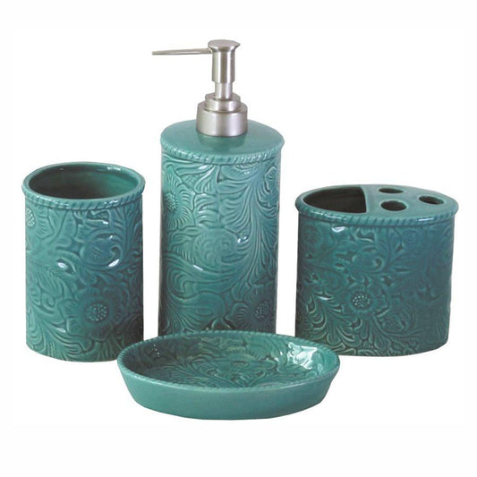 Savannah 4PC Bath Countertop Accessory Set, 4 MOQ