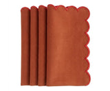 Scalloped Linen Napkins