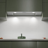 CIARRA 29 Inch Stainless Steel Range Hood Insert, 450 CFM, Built-In Under Cabinet CAS75913E-OW