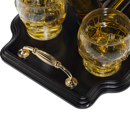 Ice Hockey Wine & Whiskey Decanter Set, 750ml