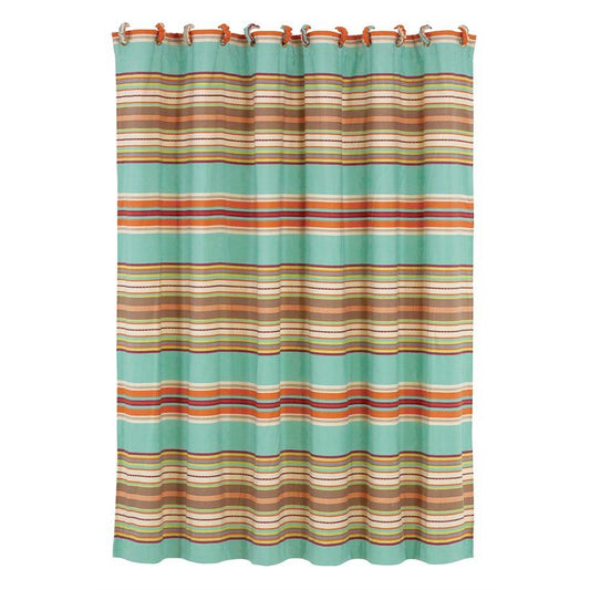 Serape Striped Shower Curtain