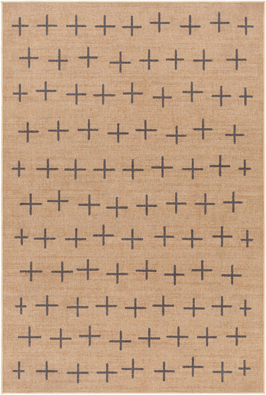 Haimi Black Washable Jutely Rug - Clearance