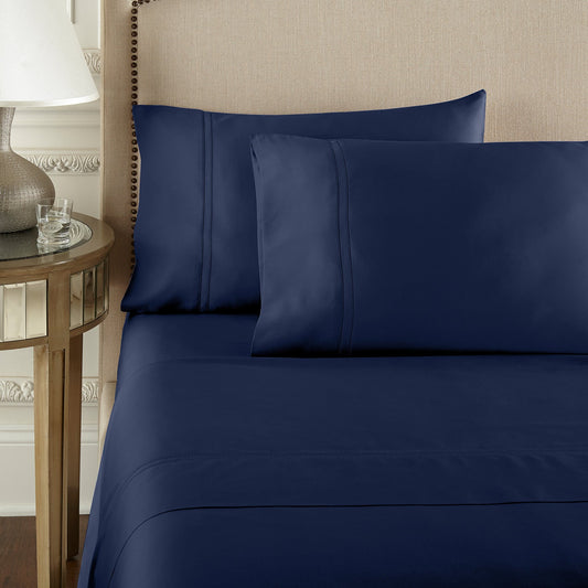 Yalda Sheet Set Icy Midnight