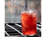 Individual Stainless Steel & Glass Straws for Mason Jars