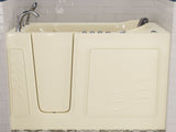 ANZZI Nimbus Series 30 in. L x 59 in. W Dual Jetted Bathtub in Biscuit with Microbubbles Jet