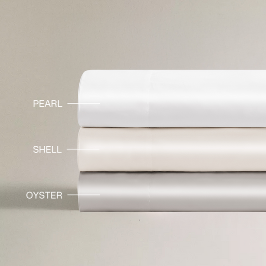 Silken Sateen TENCEL™ Pillowcase Set Oyster