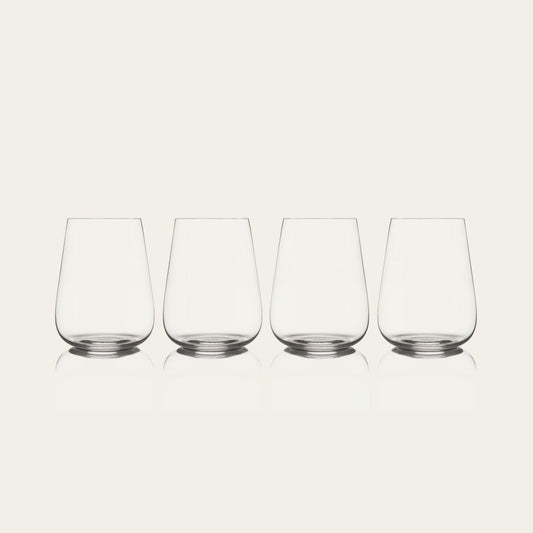 Single Stemless Wine Glasses
