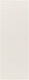 Fadey White 3D Washable Rug