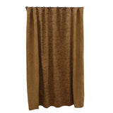 Small Paisley Shower Curtain, 72x72 - Dark Tan