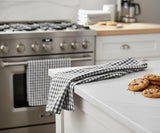 Gray Kitchen Towels - Checkered Tea Towels