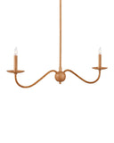 Saxon Linear Tan Chandelier
