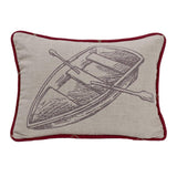 South Haven Printed Rowboat Accent Pillow