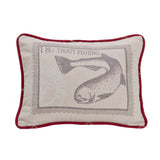 South Haven Printed Trout Accent Pillow, 16" x 21"