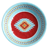 Southwest Motif Melamine Serving Bowls, Set of 12