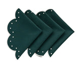 Placemats Round - Scallop Placemat Washable