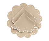 Placemats Round - Scallop Placemat Washable