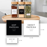 Square Spice & Expiration Labels Set