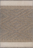 Beige Charcoal Areli Outdoor Area Rug
