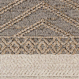 Beige Charcoal Areli Outdoor Area Rug