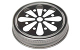 Daisy Cut Stainless Steel Lid for Mason Jars