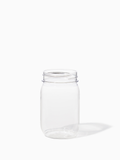 Tossware Regular Mouth 16oz Stackable Plastic Mason Jars