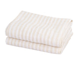 Striped Linen Hand Towels