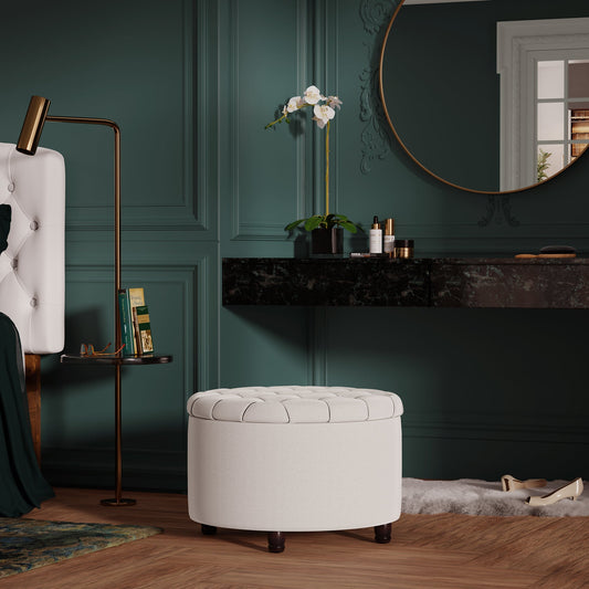 Modern Round Ottoman Footrest