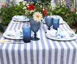 Linen Striped Tablecloth