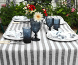 Linen Striped Tablecloth