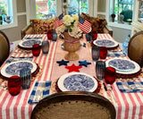 Linen Striped Tablecloth