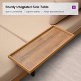PURPLE LEAF Sicilia U-Shaped Modular Outdoor Sectional with Sunbrella Khaki Cushions Flexible Layout for Commercial Outdoor Spaces