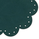 Placemats Round - Scallop Placemat Washable