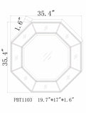 Swellendam Gold Octagonal Mirror - Clearance