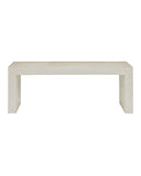 Carson Ivory Terrazzo Bench