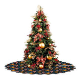 Printed Scalloped Christmas Tree Skirt