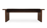 Merritt Outdoor Bench Dark Brown