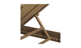Enzo Outdoor Adjustable Lounge Chair Brown