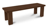 Marina Outdoor Bench Brown