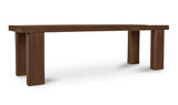Marina Outdoor Bench Brown