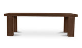 Marina Outdoor Bench Brown