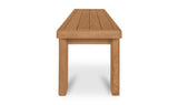 Marina Outdoor Dining Bench Natural
