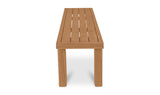 Marina Outdoor Dining Bench Natural