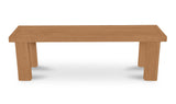 Marina Outdoor Dining Bench Natural