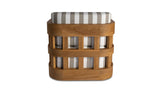 Adelaide Outdoor Accent Chair Brown Stripe